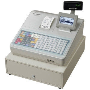 XEA217W Cash Register with Flat Keyboard, Electronic Journal and Receipt Printer. Colour - White.
