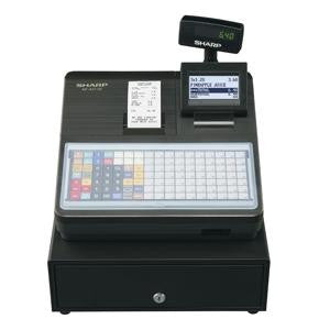 XEA217B Cash Register with Flat Keyboard, Electronic Journal and Receipt Printer. Colour - Black