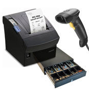 TM-T88V Printer (USB & Serial or USB & Parallel) + Metrologic 1250G Voyager Scanner + CB900 Cash Drawer