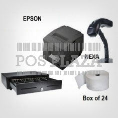 Epson TMT 82II Printer  + Nexa Cash Drawer + Nexa CB1200 Scanner