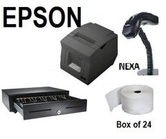 Epson TMT 82II Printer  + Nexa Cash Drawer + Nexa CB1200 Scanner