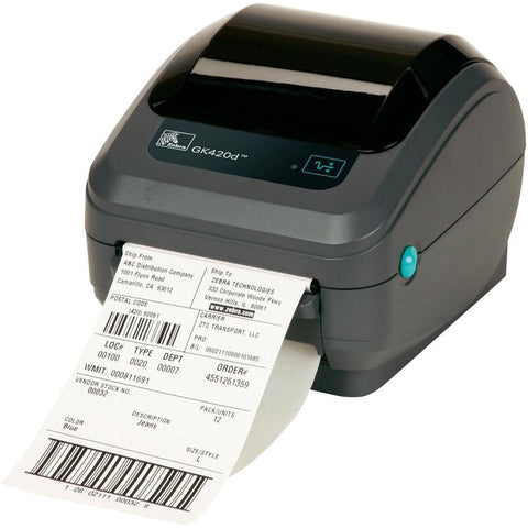 Zebra GK420D Direct thermal USB/ETHERNET 203 DPI EPL2 AND ZPL II  Label Printer